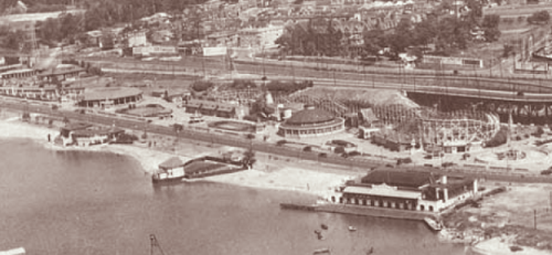 Aerial of Sunnyside Amusement Park 1926